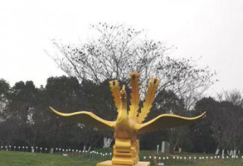 九龍坡鳳凰雕塑選用，美陳雕塑，鑄銅鳳凰雕塑工藝廠家